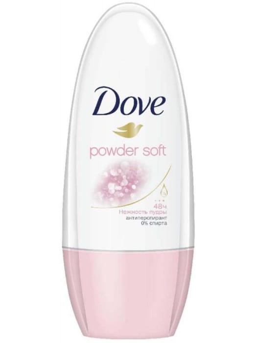 Дезодорант шариковый 50 мл "Dove" ЖЕНСКИЙ, Powder soft/Нежность пудры