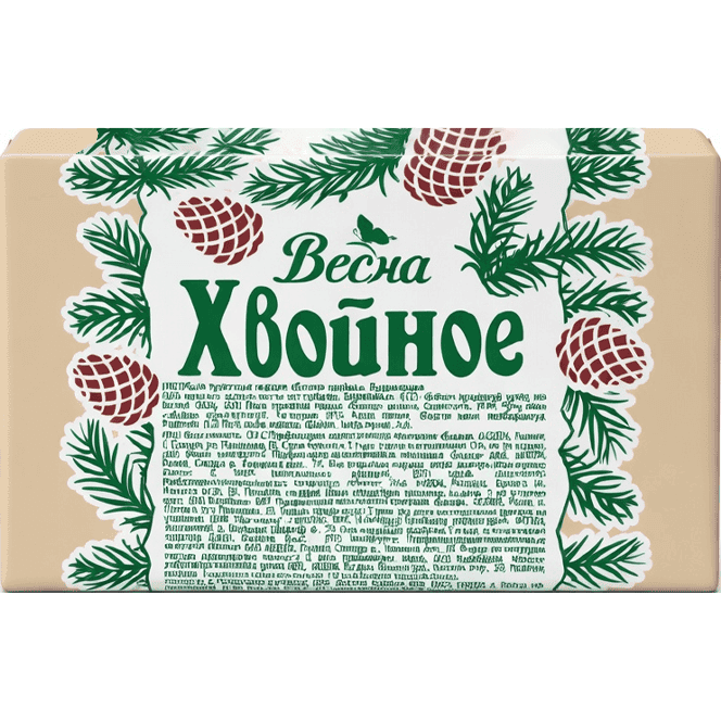 Мыло кусковое 140 г туалетное "Хвойное" Весна