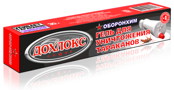 Гель шприц для уничтожения тараканов Дохлокс Панацея 30 г