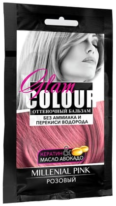 Бальзам для волос оттеночный FARA Glam Colour 40 мл, Розовый