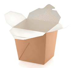 Коробка ВОК для лапши 460 мл КРАФТ, OSQ NOODLES M