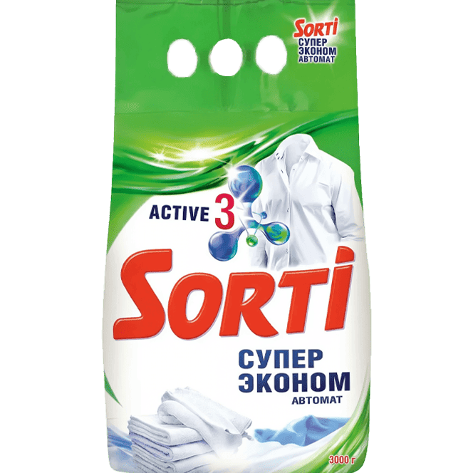 Стиральный порошок 2,4 кг "Sorti" автомат, Супер Эконом
