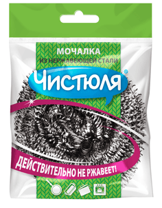 Мочалка "Чистюля" из нержавеющей стали 18,5г