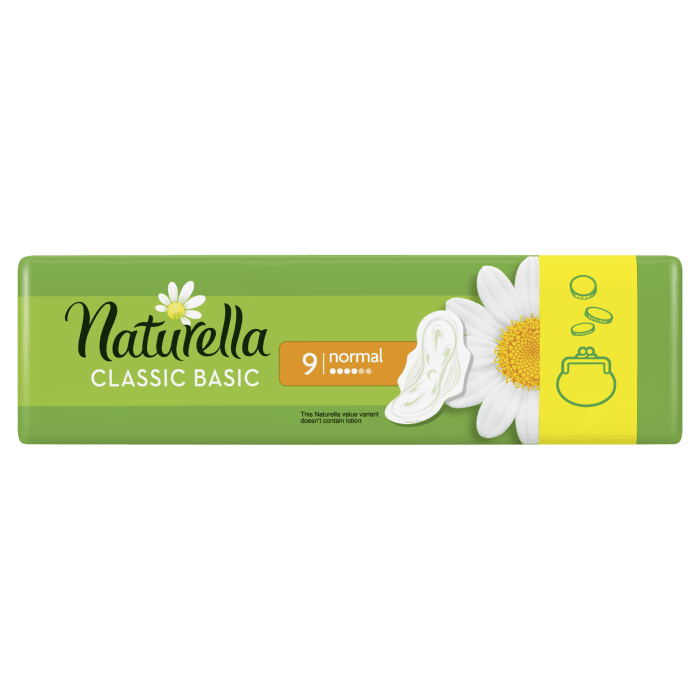 Прокладки "Naturella" Classic Basic Normal 4 капли ароматизат (9 шт.упак)