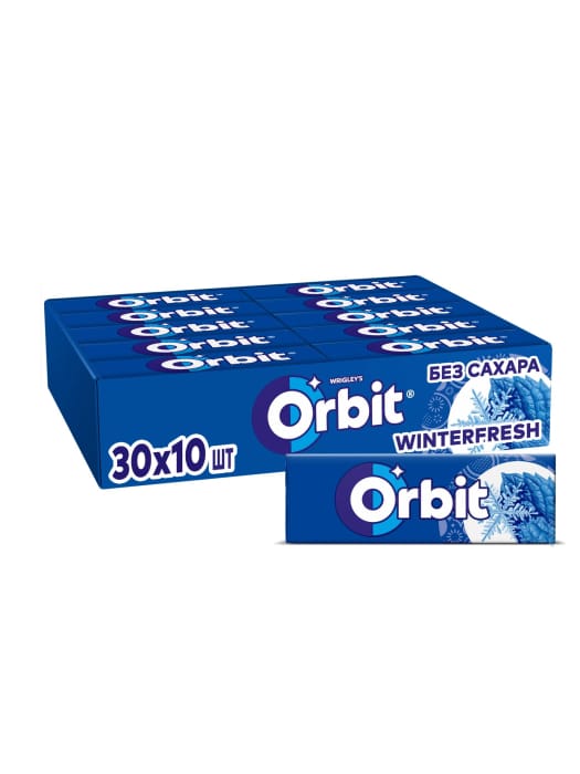 Жевательная Резинка "Orbit" (30 шт.упак), Зимняя свежесть
