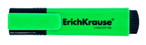 Маркер текстовыделитель ErichKrause V-12, 0.6-5.2 мм, флуоресцентные чернила на водной основе, зелёный