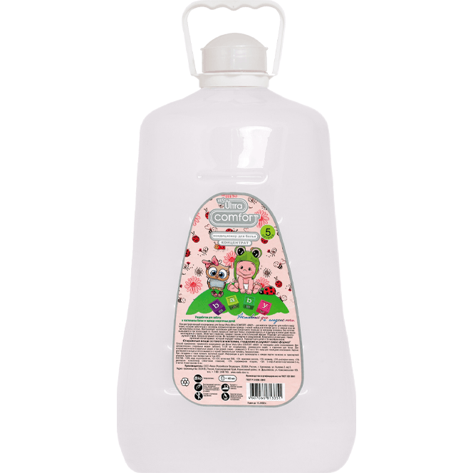 Кондиционер для белья 5 л "Vesta" Ultra Comfort, Baby/Белый