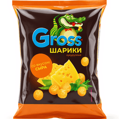 Шарики кукурузные "Gross" 60г, Сыр