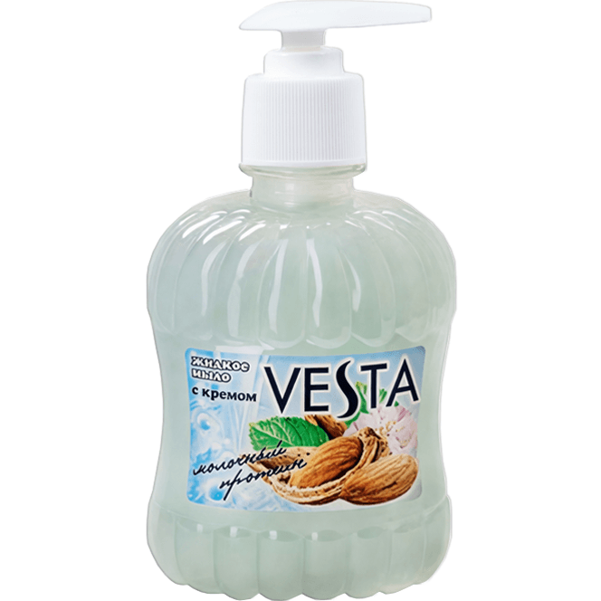 Жидкое мыло 315 мл "Vesta" дозатор, Молочный протеин