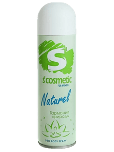 Дезодорант спрей 145 мл "S'cosmetiс" для тела Сибиар, Naturel/Гармония природы