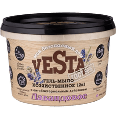 Гель-мыло хозяйственное 500 мл "Vesta" Гост 88%, Лавандовое