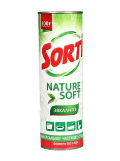 Чистящее средство 500 г "Sorti" порошок, Эвкалипт