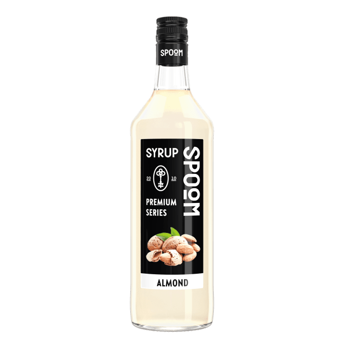 Сироп "Spoom" бутылка 1 литр, Миндаль / ALMOND
