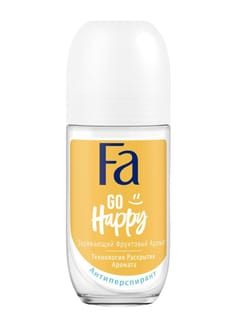 Дезодорант шариковый 50 мл "Fa" ЖЕНСКИЙ, Go happy/Создай настроение 