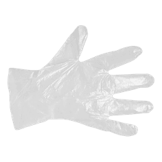 Перчатки одноразовые полиэтиленовые Udpack (100 шт.упак) ПЭ, L