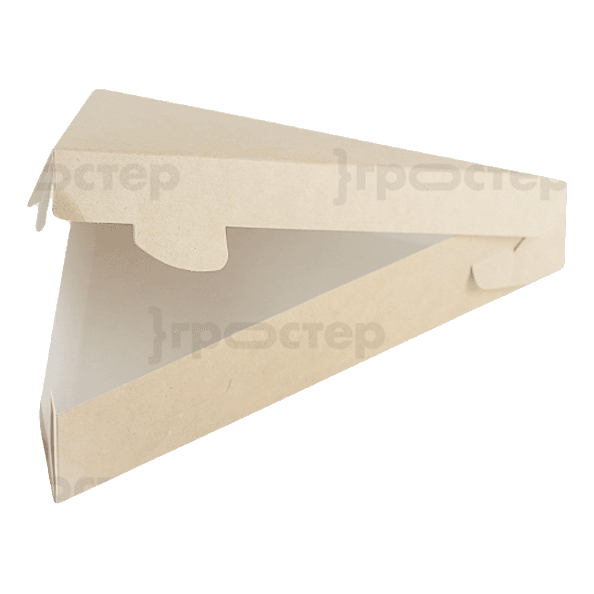 Уголок для пирогов и пиццы закрытый 200*200*40 мм ECO PIE, Крафт