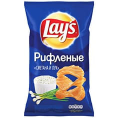 Чипсы "LAYS" 70 г ассортимент, Сметана/Лук