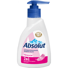 Жидкое мыло 250 мл "Absolut", Нежное 2в1