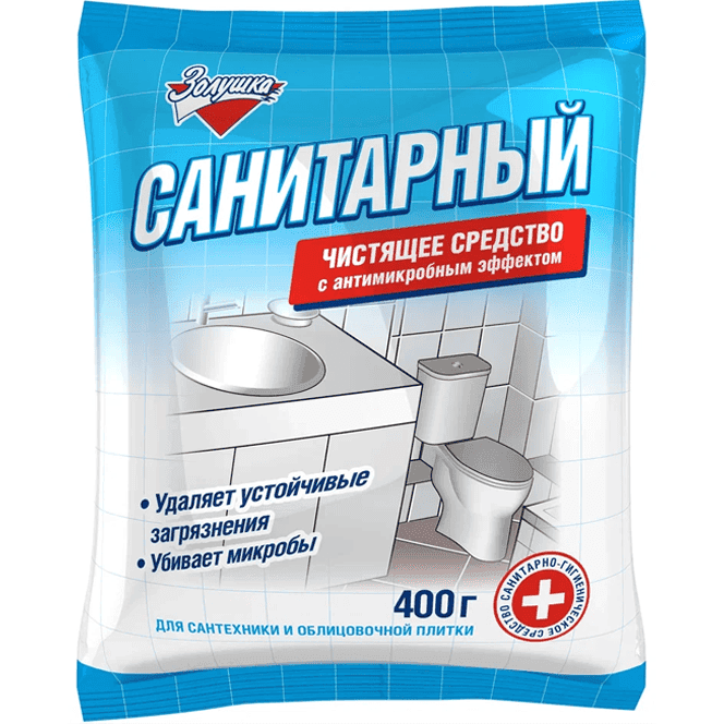 Санитарный порошок с дез. эффектом 400 г. "Золушка"
