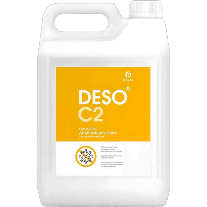 Дезинфецирующее средство 5л Grass DESO C2 с моющим эффектом