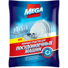 Средство для посудомоечных машин 1 кг MEGA, пакет