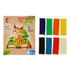 Пластилин 8 цветов 120 г ZOO 4902496