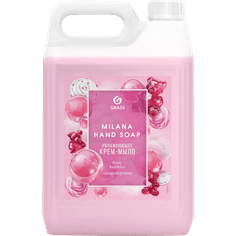 Крем-мыло жидкое 5 л "Milana", канистра GRASS, Fruit bubbles