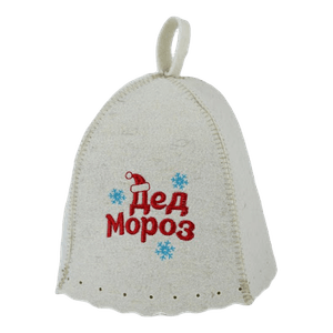 Шапка для бани "Дед Мороз"