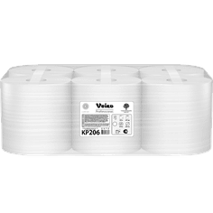 Полотенце бумажное 2х/двухслойная Veiro Professional Comfort 180 м, Белое, с центральной вытяжкой