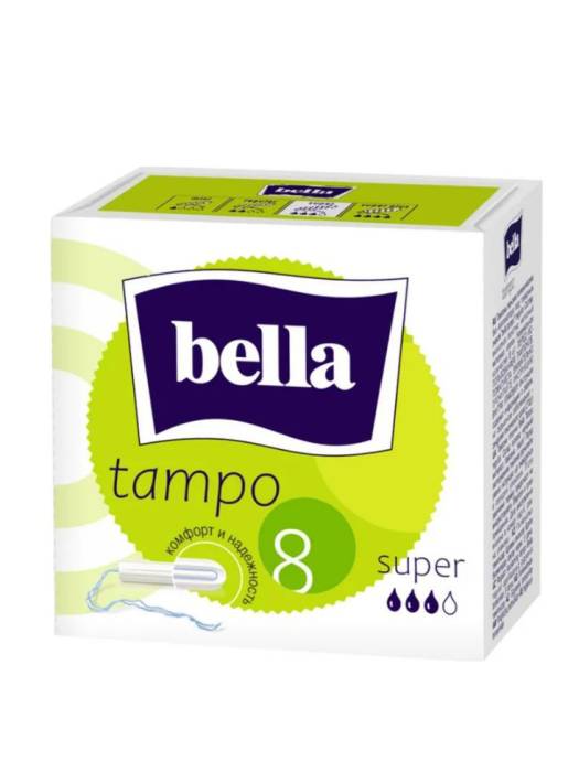 Тампоны "Bella" Premium Comfort (8 шт.упак), Super easy twist