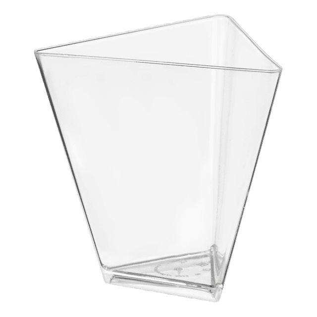 Фуршетная форма/креманка, чашка 70 мл Треугольник, прозрачный