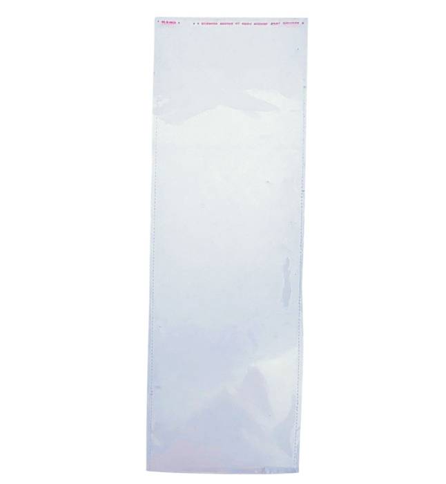 Пакет прозрачный с липкой лентой 11*38/42 см БОПП