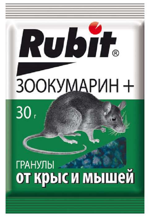 Гранулы от крыс и мышей Рубит 100 г
