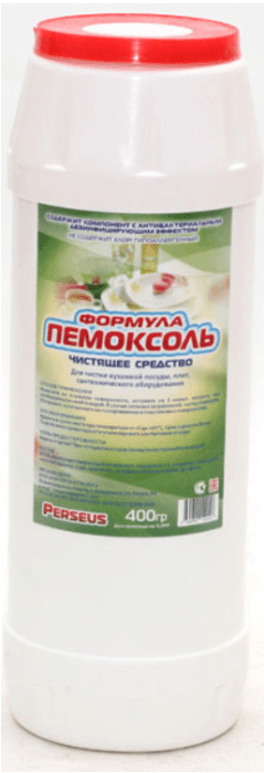 Чистящее средство 400 г "PERSEUS" Формула Пемоксоль Чистящее средство 400 г "PERSEUS" Формула Пемоксоль