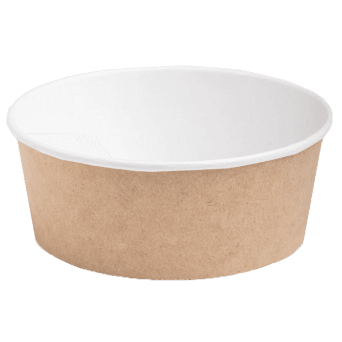 Контейнер/салатник/супница бумажный круглый 750 мл КРАФТ OSQ Round Bowl D-150 мм для супов, мороженого, каш, без крышки Контейнер/салатник/супница бумажный круглый 750 мл КРАФТ OSQ Round Bowl D-150 мм для супов, мороженого, каш, без крышки