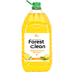 Жидкое мыло 5 л "FOREST Clean" пэт, Лимон Жидкое мыло 5 л "FOREST Clean" пэт, Лимон