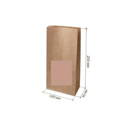 Пакет бумажный 100*60*200 КРАФТ, П-дно BAG RW 200 Пакет бумажный 100*60*200 КРАФТ, П-дно BAG RW 200