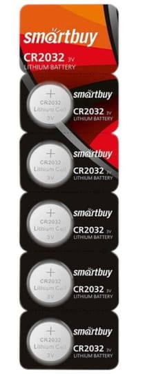 Батарейка CR 2032 3V smartbuy Батарейка CR 2032 3V smartbuy
