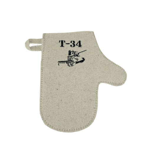 Рукавичка для бани "Т-34" TM ”Бацькина баня"