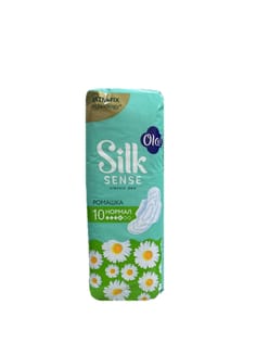 Прокладки "Ola!" Silk sense classik deo для нормальных выделений, 4 капли, арома ромашка (10 шт.упак) Прокладки "Ola!" Silk sense classik deo для нормальных выделений, 4 капли, арома ромашка (10 шт.упак)