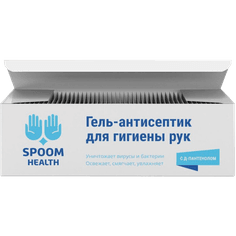 Гель-антисептик/саше на спиртовой основе 3г "Spoom Health" Гель-антисептик/саше на спиртовой основе 3г "Spoom Health"