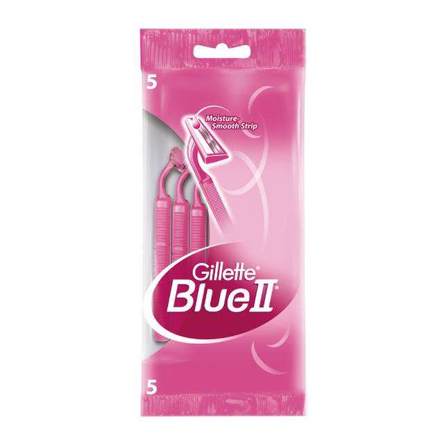 Станок бритвенный женский "Gillette" Blue II (5 шт.упак)
