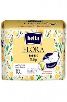 Прокладки "Bella" Flora Tulip 4 капли №10 (10 шт.упак) Прокладки "Bella" Flora Tulip 4 капли №10 (10 шт.упак)