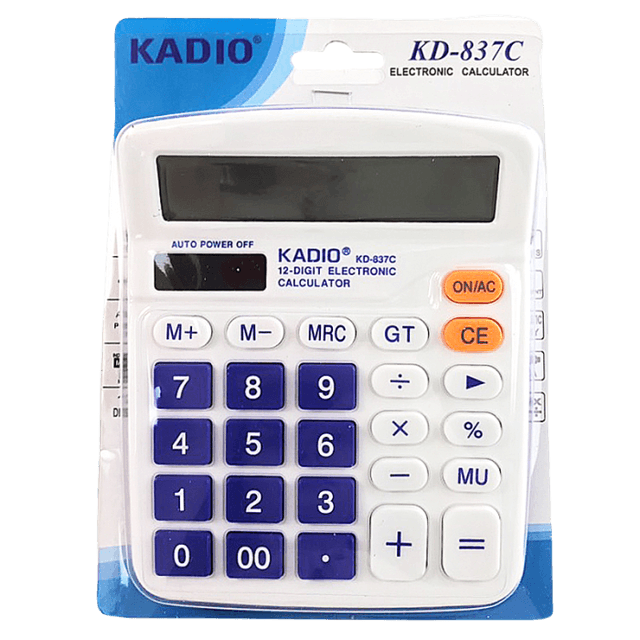 Калькулятор Kadio KD-837C