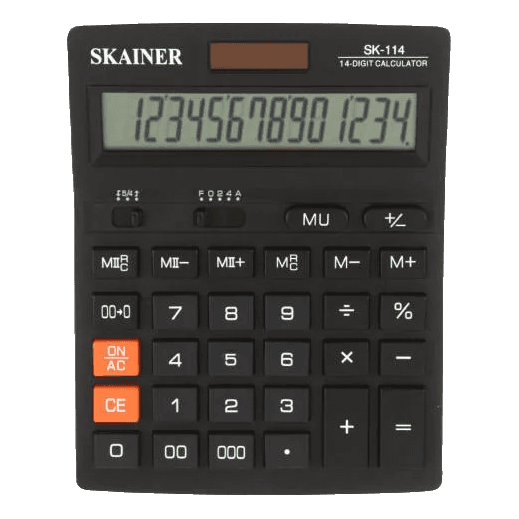 Калькулятор настольный SK-114 140*176*45мм