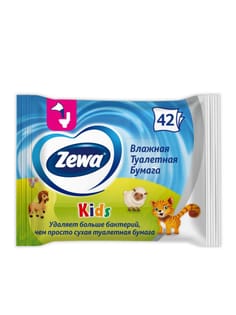 Влажная туалетная бумага "Zewa", Детский арт 6787 Влажная туалетная бумага "Zewa", Детский арт 6787
