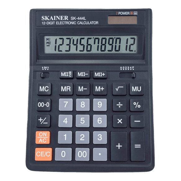 Калькулятор настольный большой SK--444L 153*199*31мм