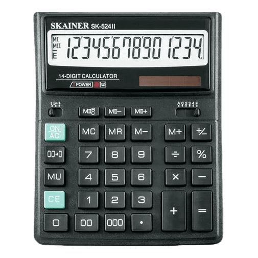 Калькулятор настольный большой SK-524ll 158*203,5*31,5мм