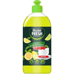 Гель для мытья посуды 1000 мл "Master FRESH" TURBO Цитрус пуш пул Гель для мытья посуды 1000 мл "Master FRESH" TURBO Цитрус пуш пул