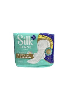 Прокладки "Ola!" silk sense classik ночные, 7 капель, ромашка (7 шт.упак) Прокладки "Ola!" silk sense classik ночные, 7 капель, ромашка (7 шт.упак)